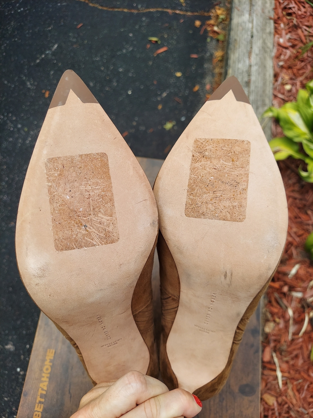 Veronica Beard Lisa Hazelwood Suede Pointed-Toe Ankle Boots Womens Size 10.5 - Picture 11 of 13
